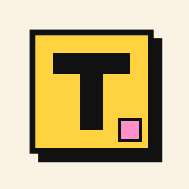 Tenny — pixel monogram avatar